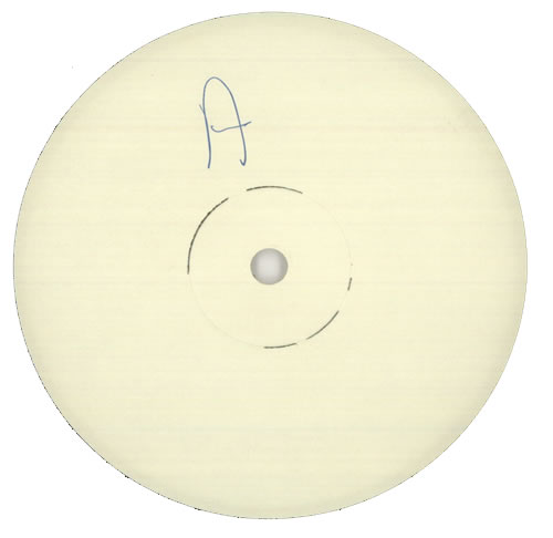 Automatic Man Visitors - White Label vinyl LP album (LP record) UK AUALPVI450909