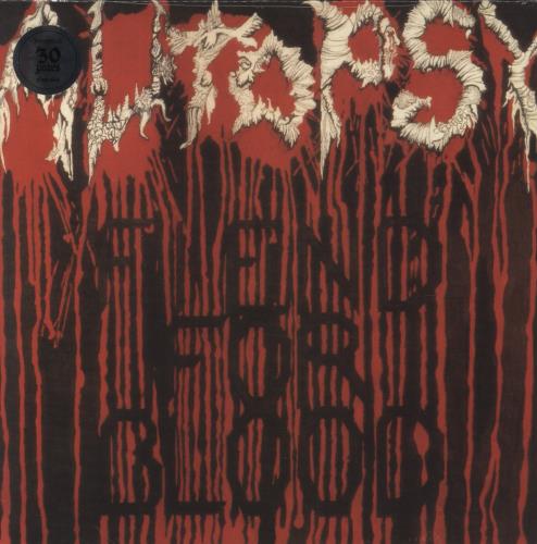 Autopsy Fiend For Blood - Sealed 12" vinyl single (12 inch record / Maxi-single) UK A6S12FI860015