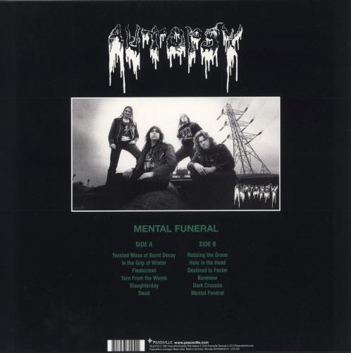Autopsy Mental Funeral - EX vinyl LP album (LP record) UK A6SLPME868480