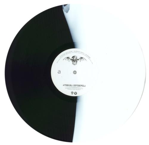 Avenged Sevenfold Avenged Sevenfold - Black And White Split Vinyl 2-LP vinyl record set (Double LP Album) US A7F2LAV863598