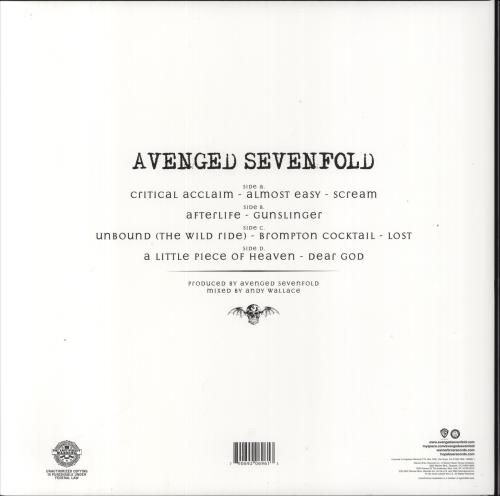 Avenged Sevenfold Avenged Sevenfold - Orange Vinyl 2-LP vinyl record set (Double LP Album) US A7F2LAV824885