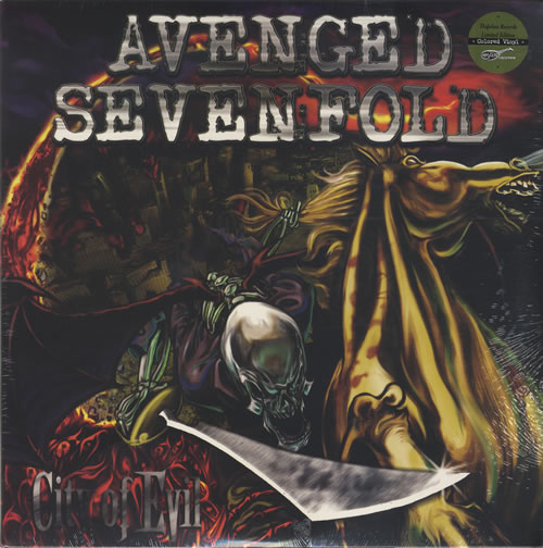 Avenged Sevenfold City Of Evil vinyl LP album (LP record) US A7FLPCI453320