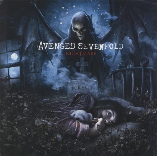 Avenged Sevenfold Nightmare 2-LP vinyl record set (Double LP Album) US A7F2LNI858937