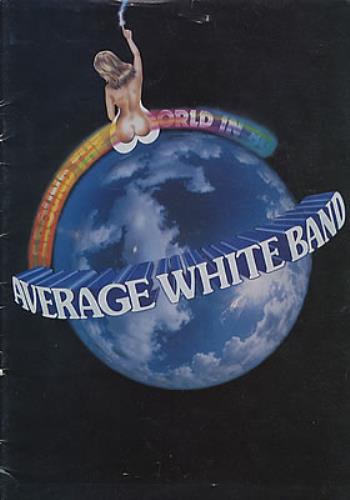 Average White Band Around The World in '80 - Ticket Stub tour programme UK AWBTRAR370619