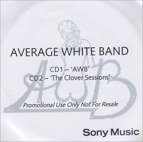 Average White Band AWB/The Clover Sessions CD-R acetate UK AWBCRAW268422
