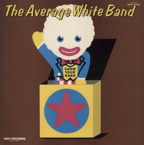 Average White Band Show Your Hand vinyl LP album (LP record) Japanese AWBLPSH873341