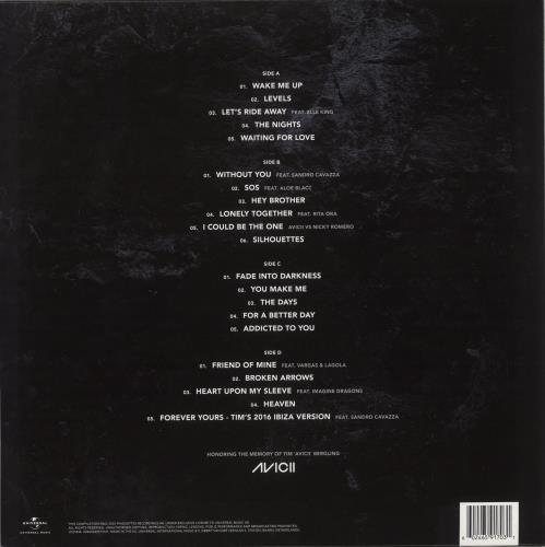 Avicii Avicii Forever - 180gm 2-LP vinyl record set (Double LP Album) UK 38K2LAV883389