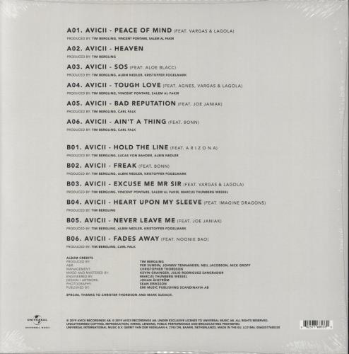 Avicii Tim - Sealed vinyl LP album (LP record) UK 38KLPTI863450