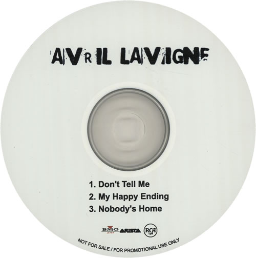 Avril Lavigne Bonez Tour 2005 Sampler CD-R acetate Japanese AVVCRBO318130