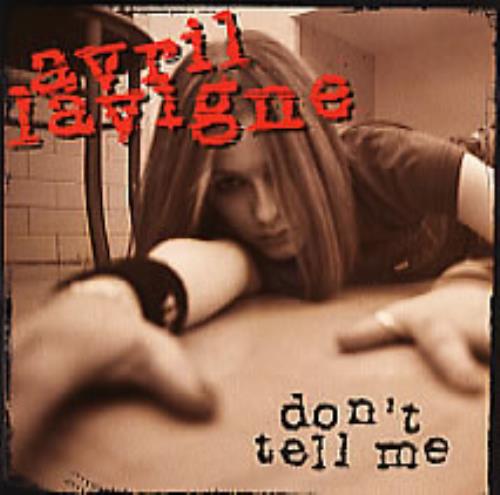 Avril Lavigne Don't Tell Me CD single (CD5 / 5") UK AVVC5DO280675