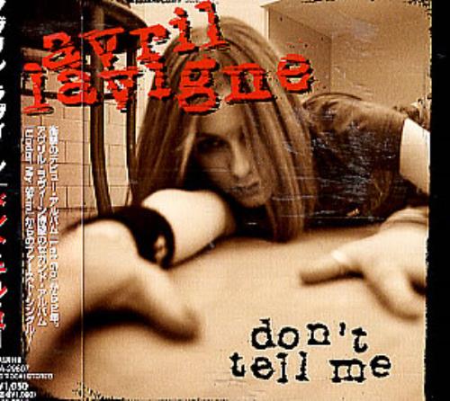 Avril Lavigne Don't Tell Me CD single (CD5 / 5") Japanese AVVC5DO292310