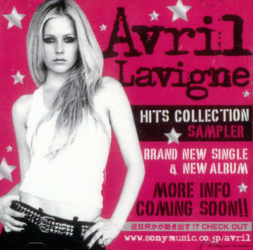 Avril Lavigne Hits Collection Sampler CD-R acetate Japanese AVVCRHI524169