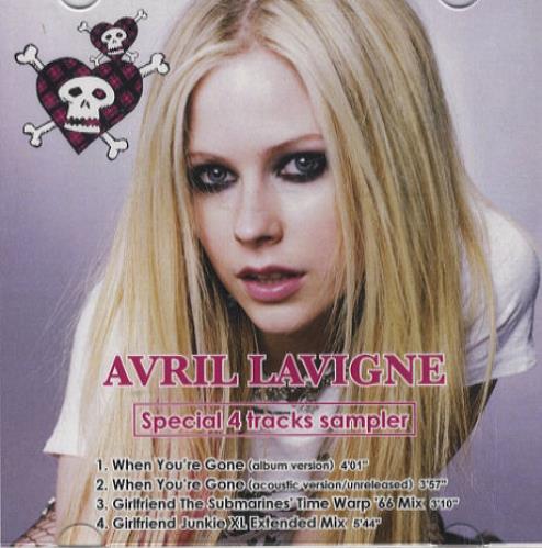 Avril Lavigne Special 4 Tracks Sampler CD-R acetate Japanese AVVCRSP418630