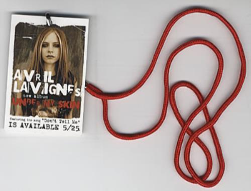 Avril Lavigne Under My Skin tour pass US AVVTPUN320672
