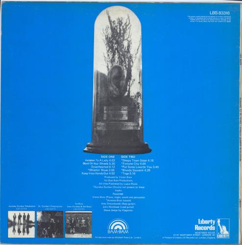 Aynsley Dunbar Remains To Be Heard - EX vinyl LP album (LP record) UK AYNLPRE381723