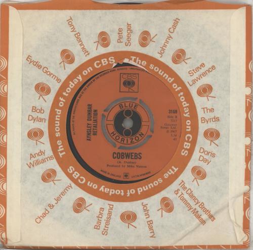 Aynsley Dunbar Warning 7" vinyl single (7 inch record / 45) UK AYN07WA256030