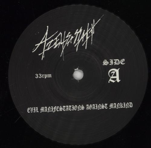 Azelisassath Evil Manifestations Against Mankind vinyl LP album (LP record) Swedish 89ELPEV862896