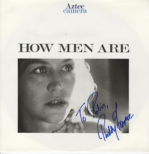 Aztec Camera How Men Are - Autographed! 12" vinyl single (12 inch record / Maxi-single) UK AZT12HO310374