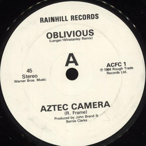 Aztec Camera Oblivious - Fan Club UK 7