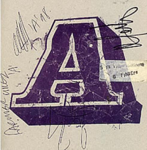 A 5 In The Morning - Autographed 7" vinyl single (7 inch record / 45) UK -A-07IN255525