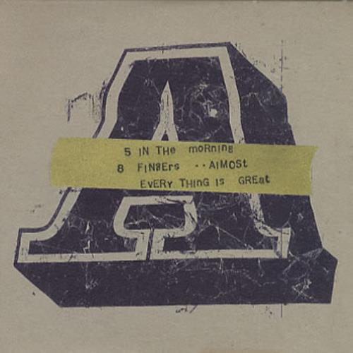 A 5 In The Morning CD single (CD5 / 5") UK -A-C5IN355559