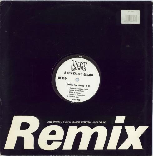 A Guy Called Gerald Voodoo Ray - Remix die cut sleeve 12" vinyl single (12 inch record / Maxi-single) UK AL412VO437956