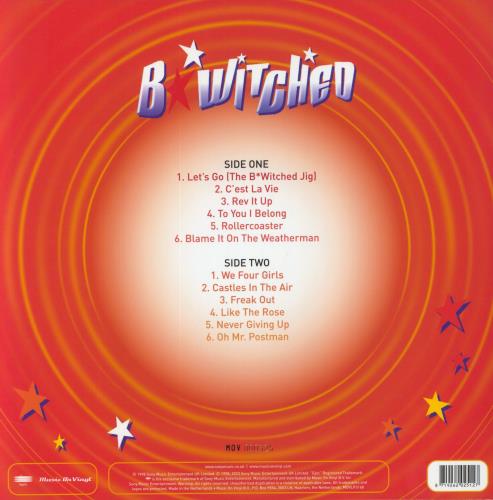 B*Witched B*Witched - 180gm Orange Vinyl vinyl LP album (LP record) UK B54LPBW838359