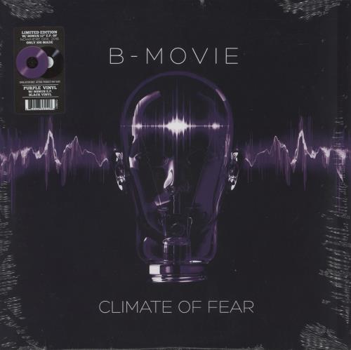 B-Movie Climate Of Fear - Purple Vinyl + 12" EP - Sealed vinyl LP album (LP record) US BMVLPCL873794