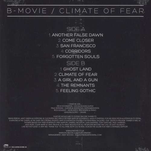 B-Movie Climate Of Fear - Purple Vinyl + 12" EP - Sealed vinyl LP album (LP record) US BMVLPCL873794