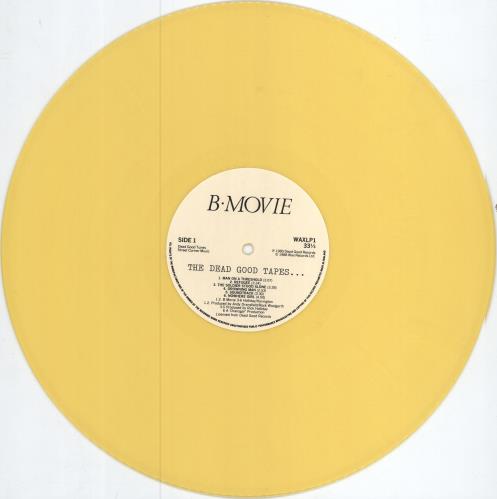 B-Movie The Dead Good Tapes - Yellow vinyl vinyl LP album (LP record) UK BMVLPTH780906