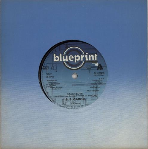 B.B. Gabor Laser Love 7" vinyl single (7 inch record / 45) UK 8BB07LA651801