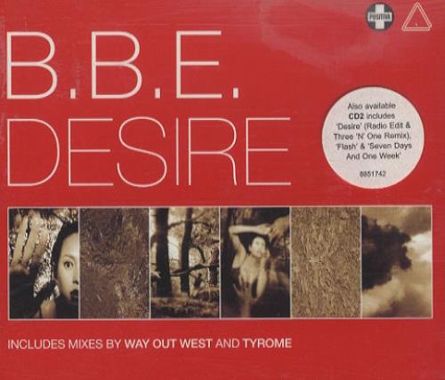 B.B.E. Desire CD single (CD5 / 5") UK B.BC5DE99234