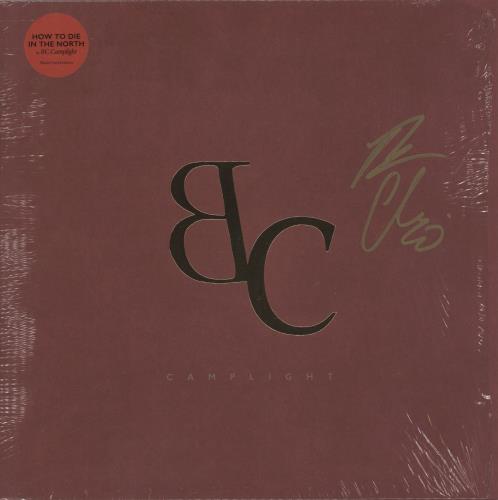 B.C. Camplight How To Die In The North - Autographed vinyl LP album (LP record) UK 4QDLPHO879443