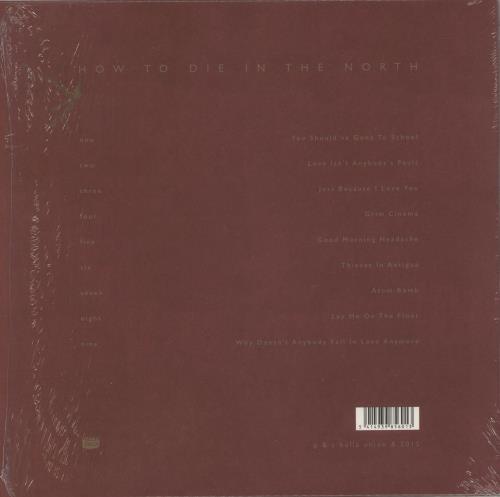 B.C. Camplight How To Die In The North - Autographed vinyl LP album (LP record) UK 4QDLPHO879443