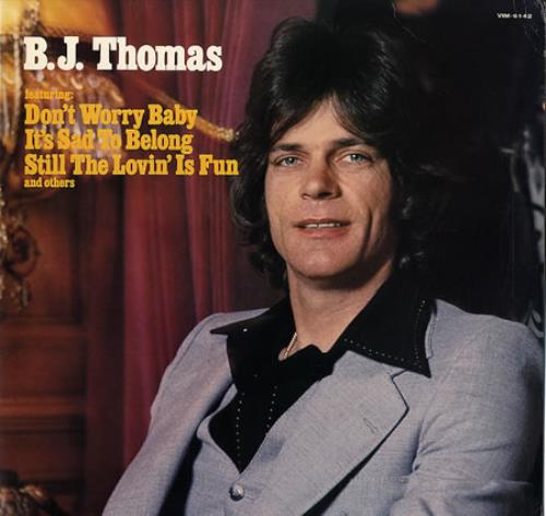 B.J. Thomas Don't Worry Baby vinyl LP album (LP record) Japanese BJTLPDO193299