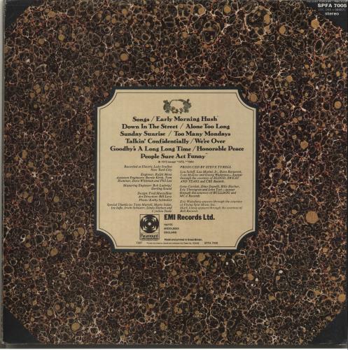 B.J. Thomas Songs vinyl LP album (LP record) US BJTLPSO701581