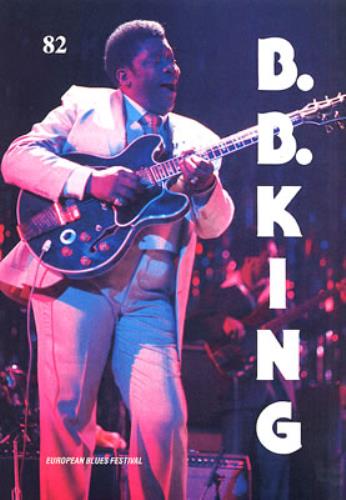 B B King 82 European Blues Festival tour programme UK BBKTREU345786