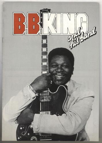 B B King B B King And His Band tour programme UK BBKTRBB738760