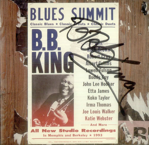 B B King Blues Summit - Autographed CD album (CDLP) US BBKCDBL453241