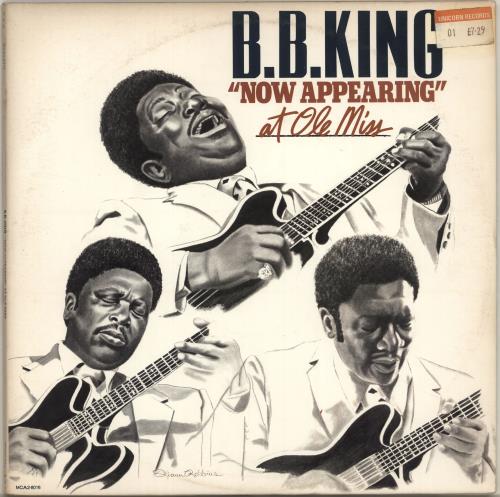 B B King Live 'Now Appearing' At Ole Miss 2-LP vinyl record set (Double LP Album) US BBK2LLI702495