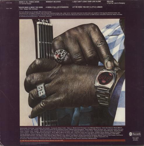 B B King Midnight Believer vinyl LP album (LP record) UK BBKLPMI878714