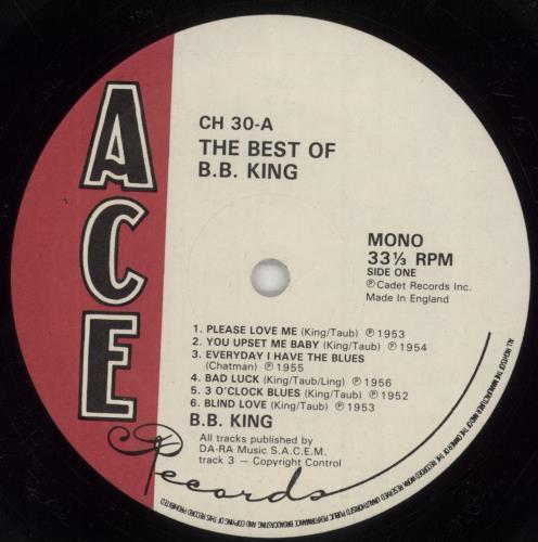 B B King The Best Of vinyl LP album (LP record) UK BBKLPTH338061
