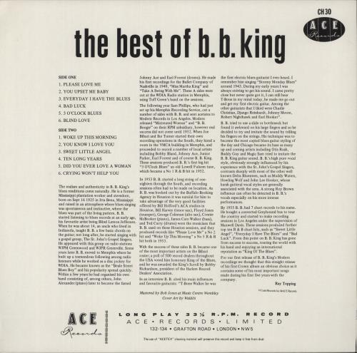 B B King The Best Of vinyl LP album (LP record) UK BBKLPTH338061