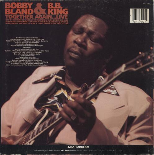 B B King Together Again... Live vinyl LP album (LP record) US BBKLPTO632023