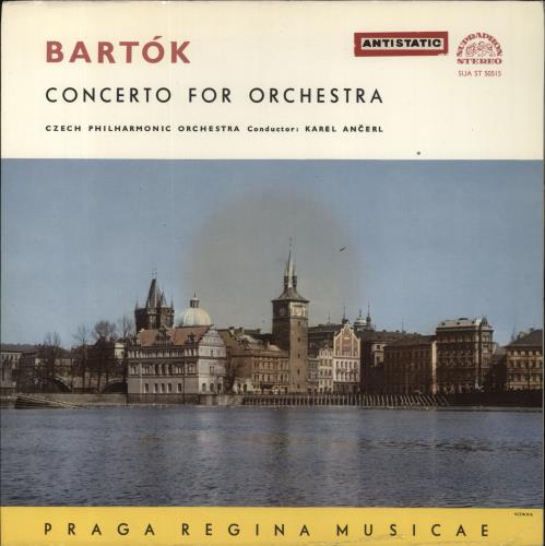 B�la Bart�k Bart�k: Concerto For Orchestra vinyl LP album (LP record) Czech B11LPBA856794