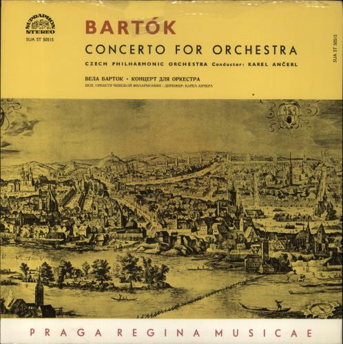B�la Bart�k Bart�k: Concerto For Orchestra vinyl LP album (LP record) Czech B11LPBA856794