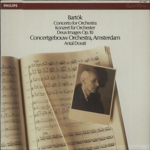 B�la Bart�k Concerto For Orchestra - Two Pictures vinyl LP album (LP record) Dutch B11LPCO673754