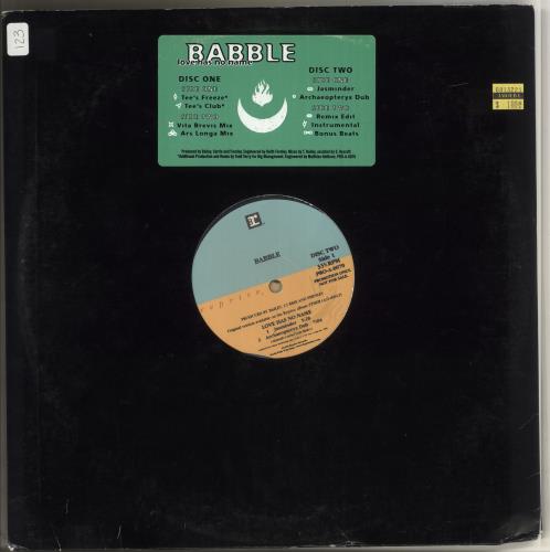 Babble Love Has No Name - Double Pack 12" vinyl single (12 inch record / Maxi-single) US BAB12LO67483