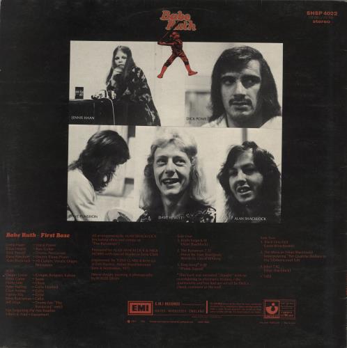 Babe Ruth First Base - 1st vinyl LP album (LP record) UK HTULPFI377359