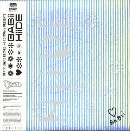 Babii Hiide - Clear With White Splatter Vinyl - Autographed vinyl LP album (LP record) UK 067LPHI879558